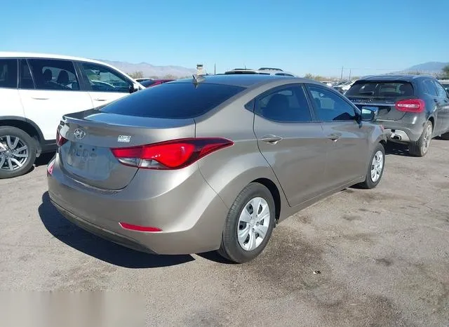 5NPDH4AE0GH720147 2016 2016 Hyundai Elantra- SE 4