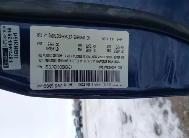 2C3LA63H96H289693 2006 2006 Chrysler 300C 9