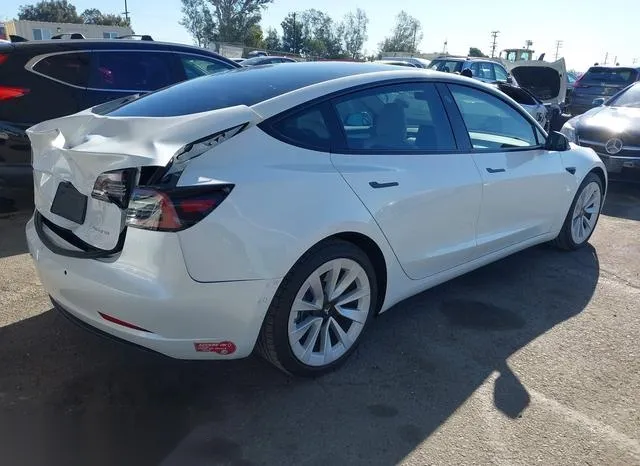 5YJ3E1EB2MF004122 2021 2021 Tesla Model 3- Long Range Dual 4