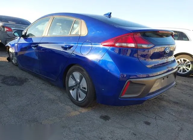 KMHC65LC8MU255858 2021 2021 Hyundai Ioniq- Hybrid Blue 3