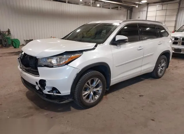 5TDJKRFHXES023564 2014 2014 Toyota Highlander 2