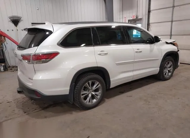 5TDJKRFHXES023564 2014 2014 Toyota Highlander 4