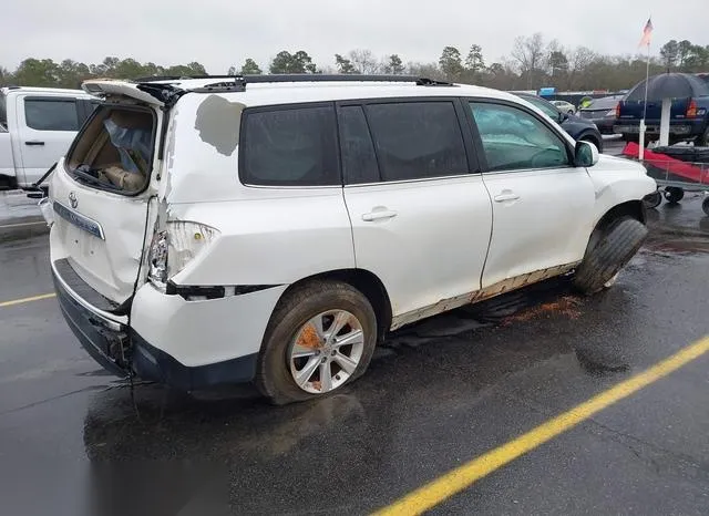 5TDZK3EH6CS079094 2012 2012 Toyota Highlander- SE 4