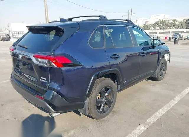 2T3E6RFV5MW015266 2021 2021 Toyota RAV4- Hybrid Xse 4