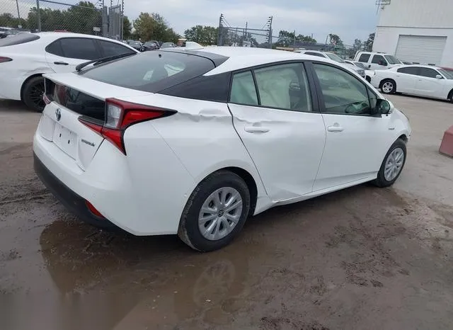 JTDKAMFU2M3145651 2021 2021 Toyota Prius- LE 4