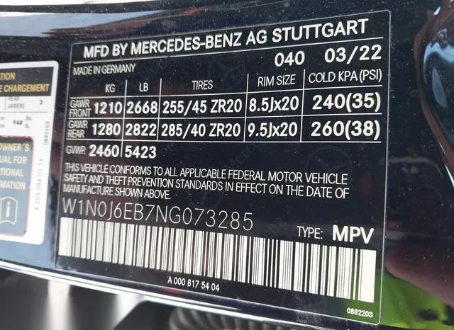 W1N0J6EB7NG073285 2022 2022 Mercedes-Benz Amg Glc 43- 4Mati 9