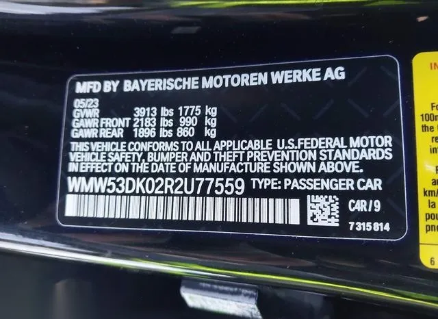 WMW53DK02R2U77559 2024 2024 Mini Hardtop- Cooper S 9