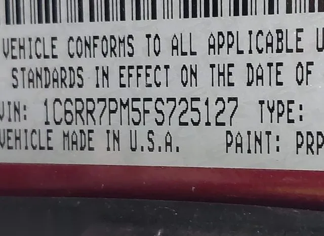 1C6RR7PM5FS725127 2015 2015 RAM 1500- Laramie Longhorn 9