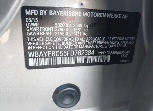 WBAYE8C55FD782384 2015 2015 BMW 7 Series- 750LI 9