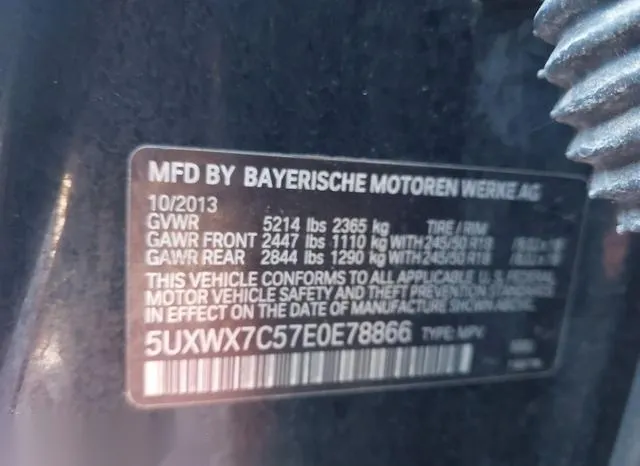 5UXWX7C57E0E78866 2014 2014 BMW X3- Xdrive35I 9