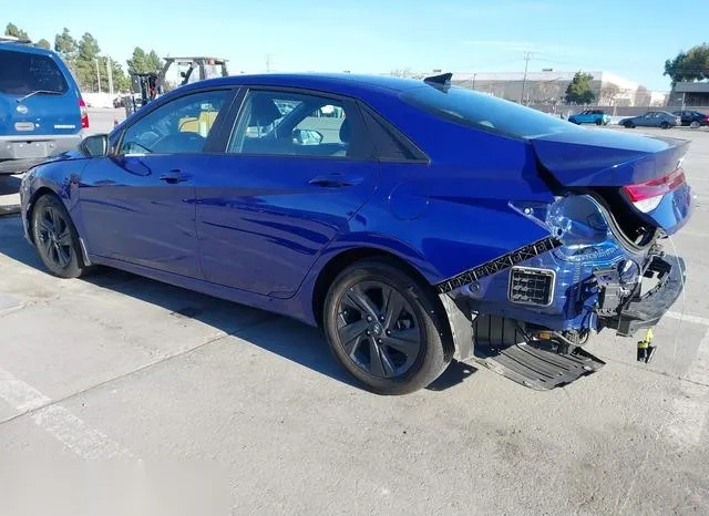 KMHLM4AJ1PU059900 2023 2023 Hyundai Elantra- Hybrid Blue 3