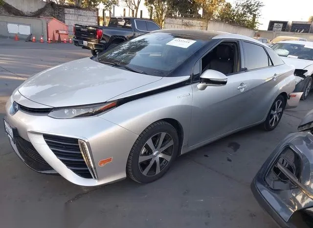 JTDBVRBDXKA007713 2019 2019 Toyota Mirai 2