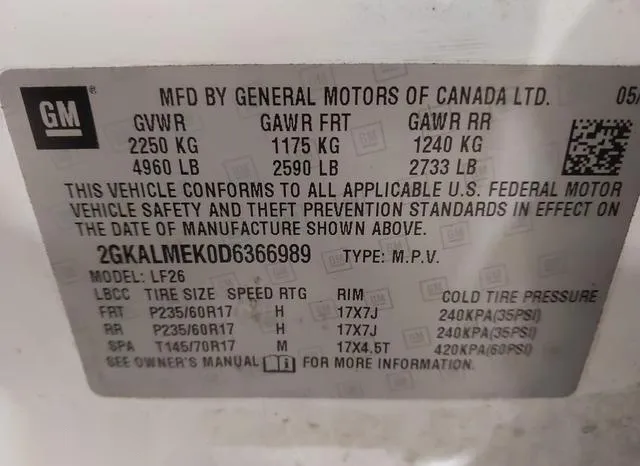 2GKALMEK0D6366989 2013 2013 GMC Terrain- Sle-1 9