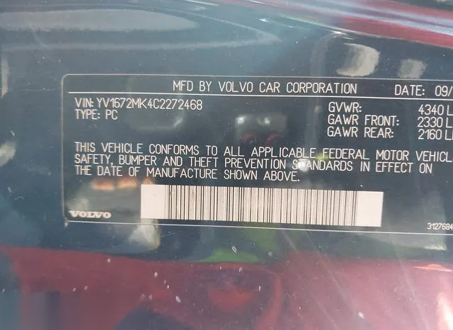 YV1672MK4C2272468 2012 2012 Volvo C30- T5 9