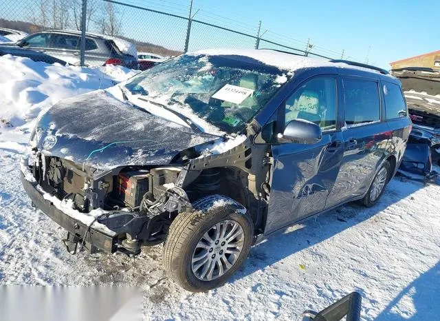 5TDYK3DCXES521816 2014 2014 Toyota Sienna- Xle V6 8 Passenger 2