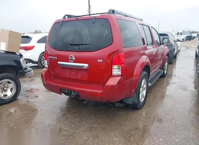 5N1AR18U28C608714 2008 2008 Nissan Pathfinder- SE 4