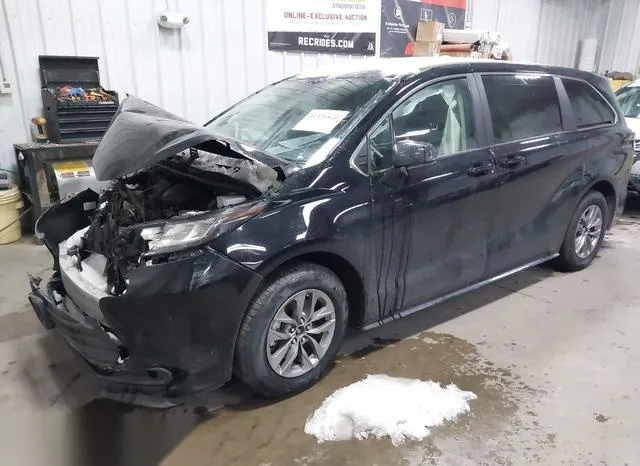 5TDKSKFC3PS099467 2023 2023 Toyota Sienna- LE 2