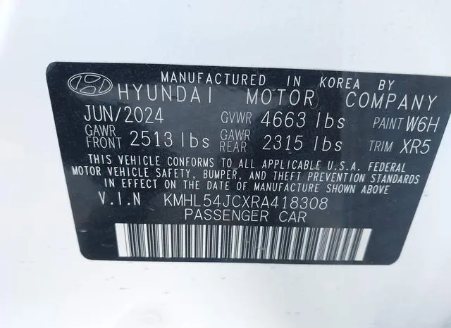 KMHL54JCXRA418308 2024 2024 Hyundai Sonata- N Line 9