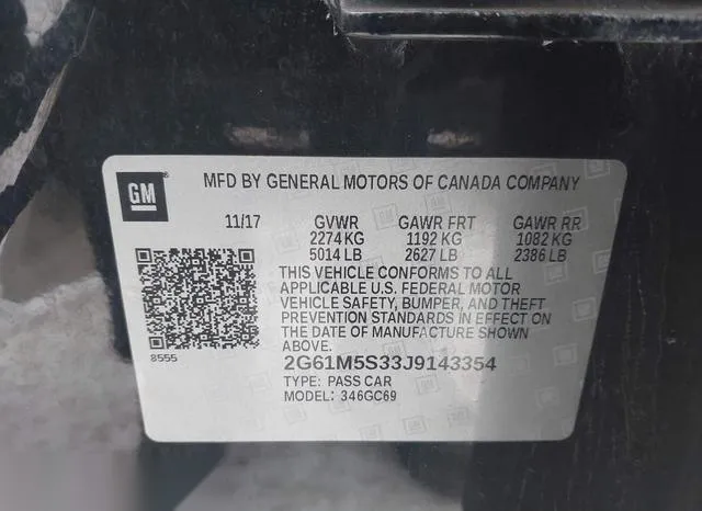 2G61M5S33J9143354 2018 2018 Cadillac XTS- Luxury 9