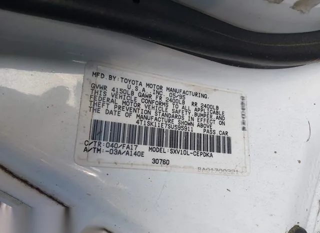 4T1SK11E7SU595911 1995 1995 Toyota Camry- DX 9