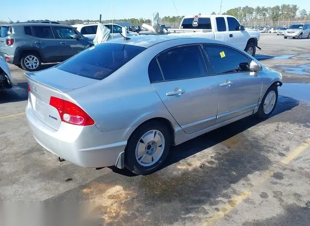 JHMFA36298S000191 2008 2008 Honda Civic- Hybrid 4