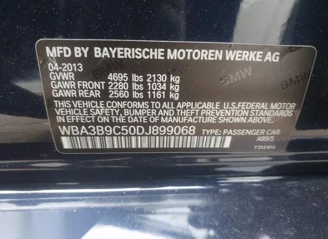 WBA3B9C50DJ899068 2013 2013 BMW 3 Series- 335I Xdrive 9