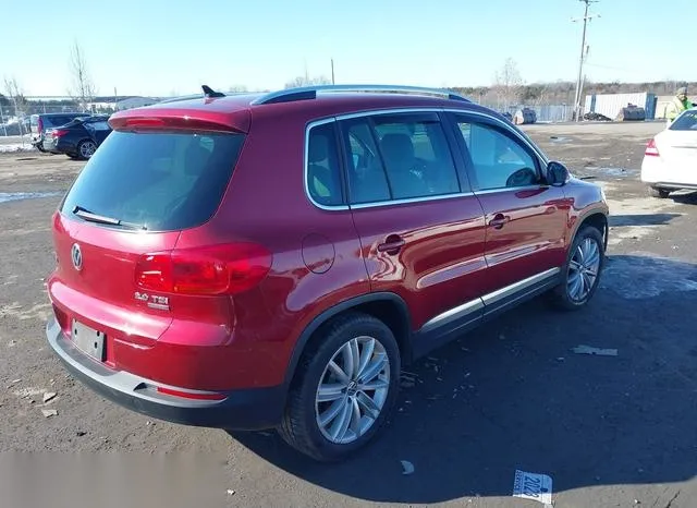 WVGBV7AX2CW078629 2012 2012 Volkswagen Tiguan- SE 4