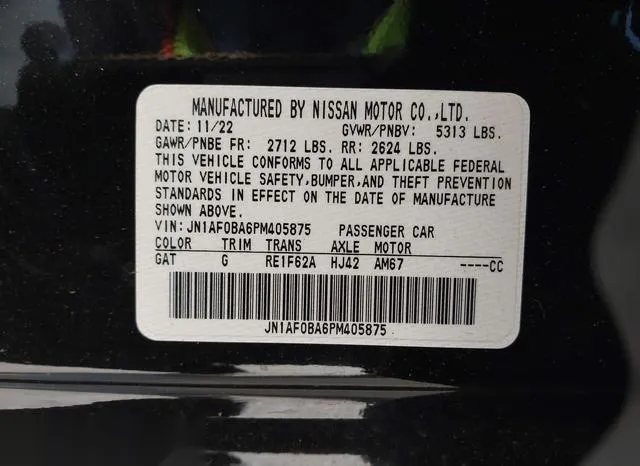 JN1AF0BA6PM405875 2023 2023 Nissan Ariya- Engage 9