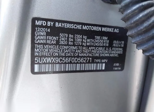 5UXWX9C56F0D56271 2015 2015 BMW X3- Xdrive28I 9