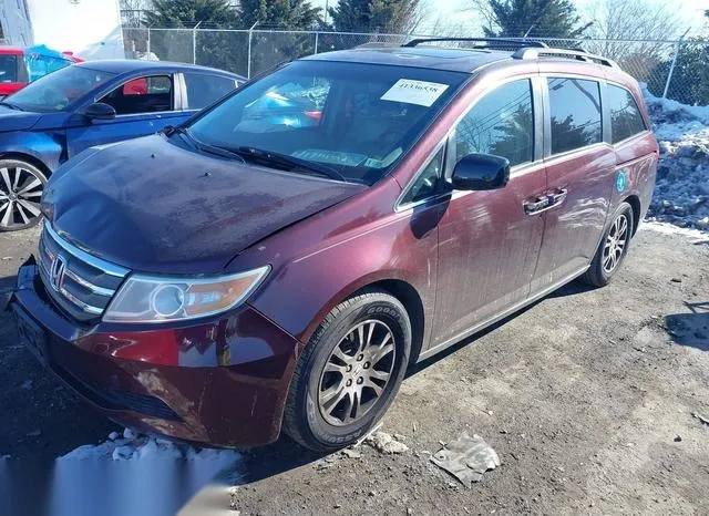 5FNRL5H60DB008398 2013 2013 Honda Odyssey- Ex-L 2