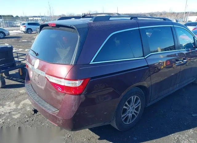 5FNRL5H60DB008398 2013 2013 Honda Odyssey- Ex-L 4