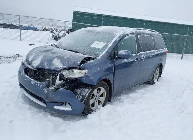 5TDKK3DC7DS343383 2013 2013 Toyota Sienna- Le V6 8 Passenger 2