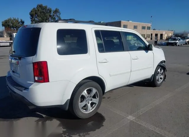 5FNYF3H61EB022139 2014 2014 Honda Pilot- Ex-L 4