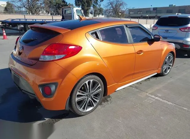 KMHTC6AE6GU291488 2016 2016 Hyundai Veloster- Turbo 4