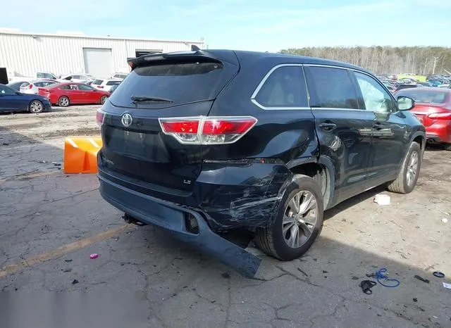 5TDZKRFH7FS055781 2015 2015 Toyota Highlander- Le Plus V6 4