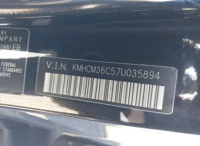 KMHCM36C57U035894 2007 2007 Hyundai Accent- GS 9