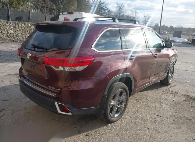 5TDDZRFH4KS729076 2019 2019 Toyota Highlander- Limited Plat 4