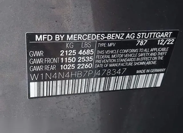 W1N4N4HB7PJ478347 2023 2023 Mercedes-Benz GLA 250- 4Matic 9