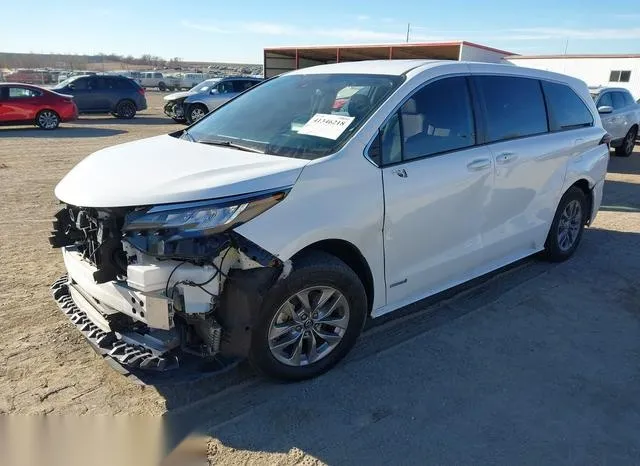 5TDKRKEC5MS063806 2021 2021 Toyota Sienna- LE 2