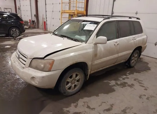 JTEGD21A410017192 2001 2001 Toyota Highlander 2