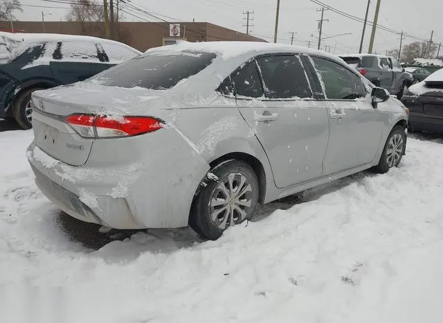 JTDEAMDE3NJ057116 2022 2022 Toyota Corolla- Hybrid Le 4