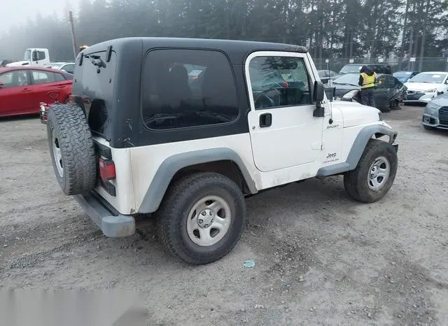 1J4F449S16P709895 2006 2006 Jeep Wrangler- Sport Rhd 4