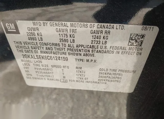 2GKALSEK6C6124159 2012 2012 GMC Terrain- Sle-2 9