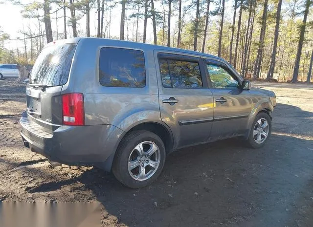 5FNYF4H53CB033153 2012 2012 Honda Pilot- Ex-L 4