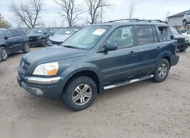 5FNYF18575B068442 2005 2005 Honda Pilot- Ex-L 2