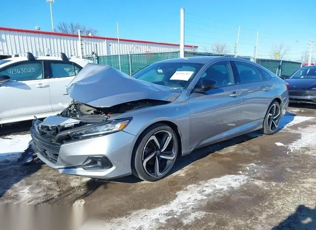 1HGCV3F24NA031375 2022 2022 Honda Accord- Hybrid Sport 2