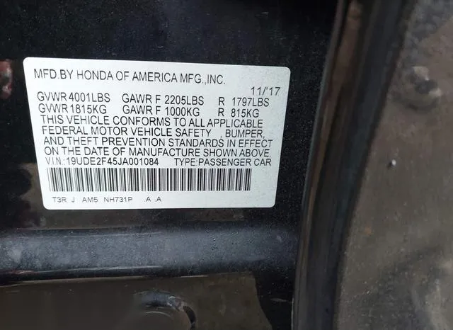 19UDE2F45JA001084 2018 2018 Acura ILX- Special Edition 9