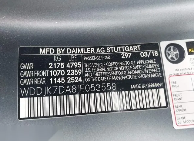 WDDJK7DA8JF053558 2018 2018 Mercedes-Benz SL 550 9