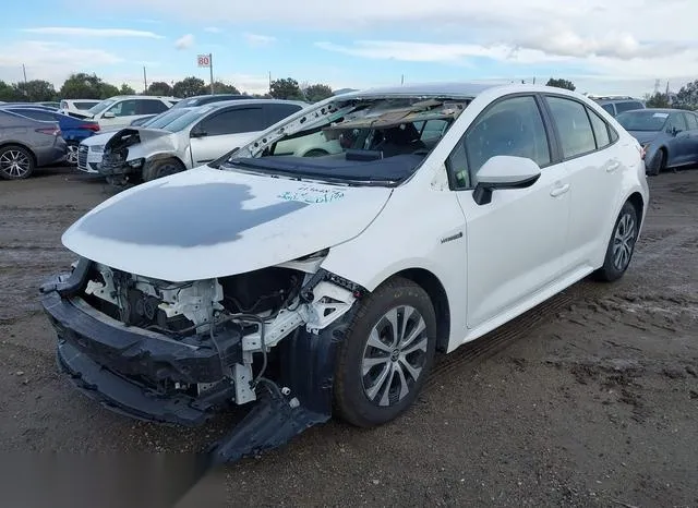 JTDEAMDE9MJ011630 2021 2021 Toyota Corolla- Hybrid Le 2