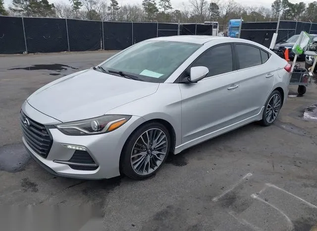 KMHD04LB8JU571778 2018 2018 Hyundai Elantra- Sport 2